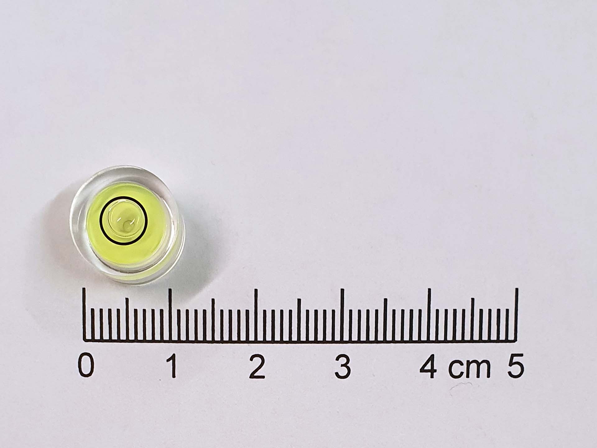 Libela kruhová  D 12, průměr 12mm,  žluto-zelená - Natura Hradec